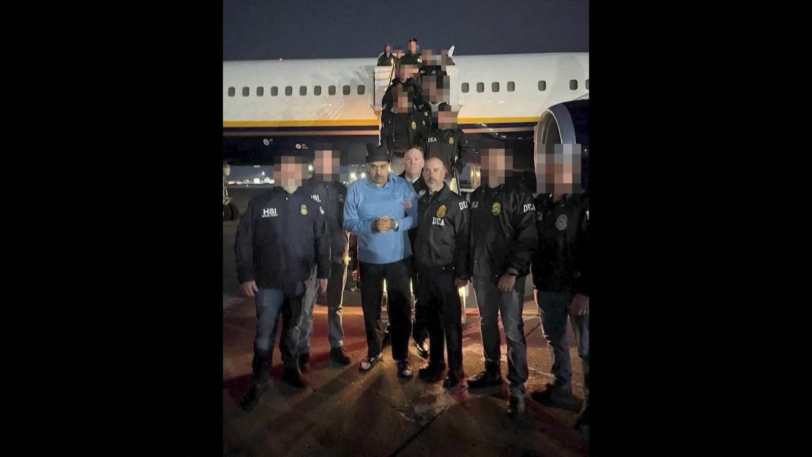 L007-EEUU FOTOGRAFÍAS DE MADURO Y SU ESPOSA PRESOS