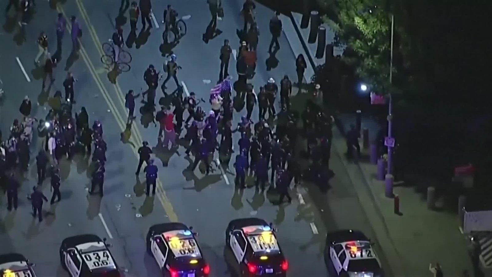 va eeuu detenidos manifestacion ice los angeles