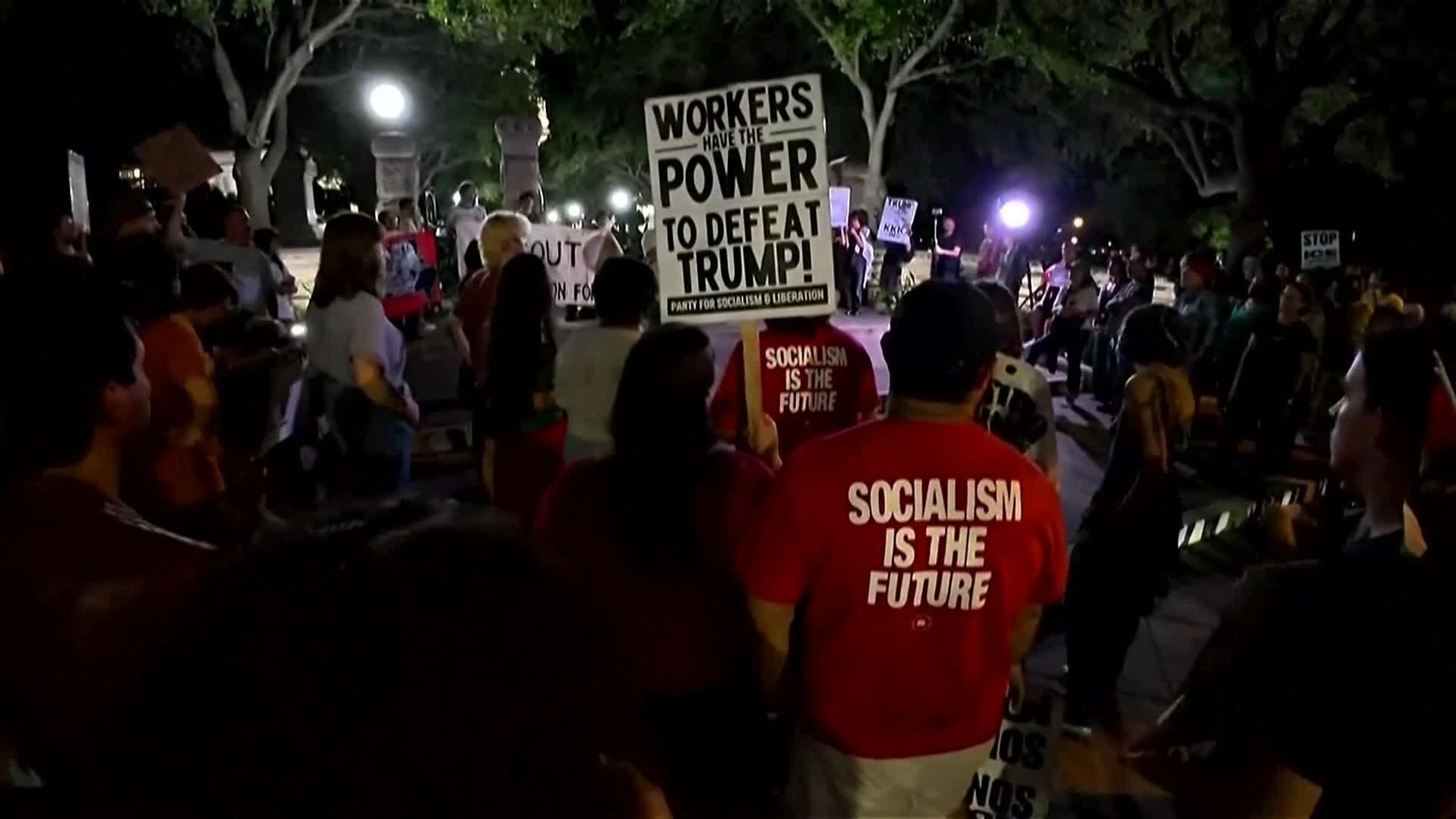 va protesta tiroteo ice