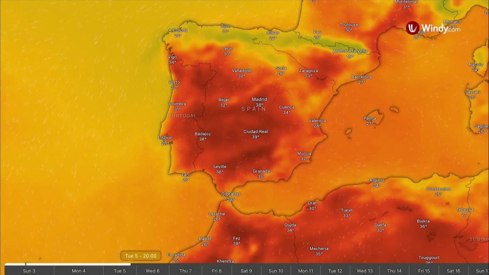 va time lapse calor españa va time lapse calor españa