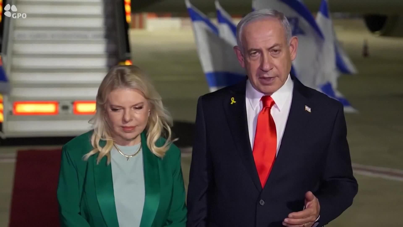 J006-ISRAEL DECLARACIONES NETANYAHU AEROPUERTO
