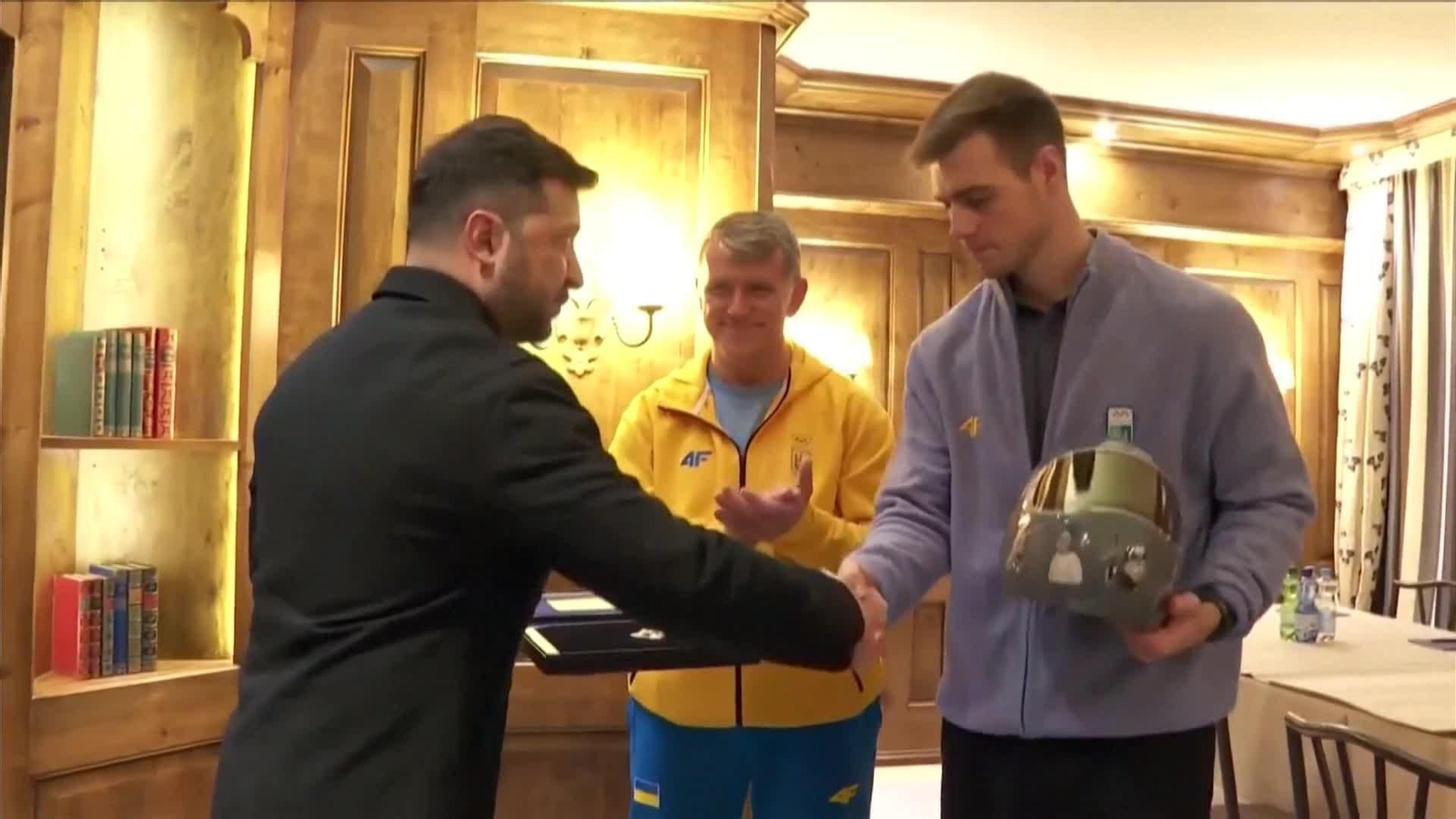 va zelenski se reune con olimpico descalificado