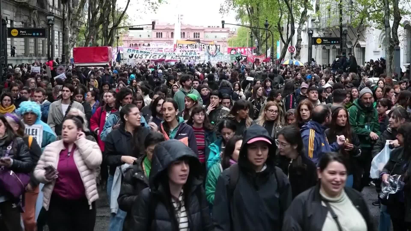 D003-ARGENTINA MANIFESTACION CONTRA ASESINATO MUJERES D003-ARGENTINA MANIFESTACION CONTRA ASESINATO MUJERES