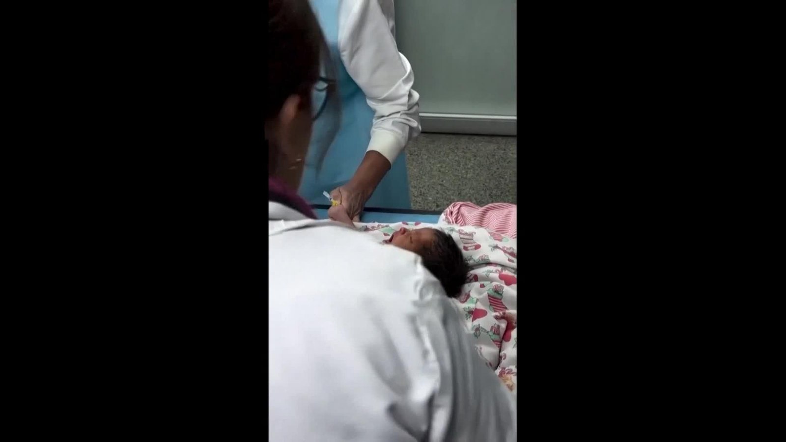 va bebe rescatado sano y salvo