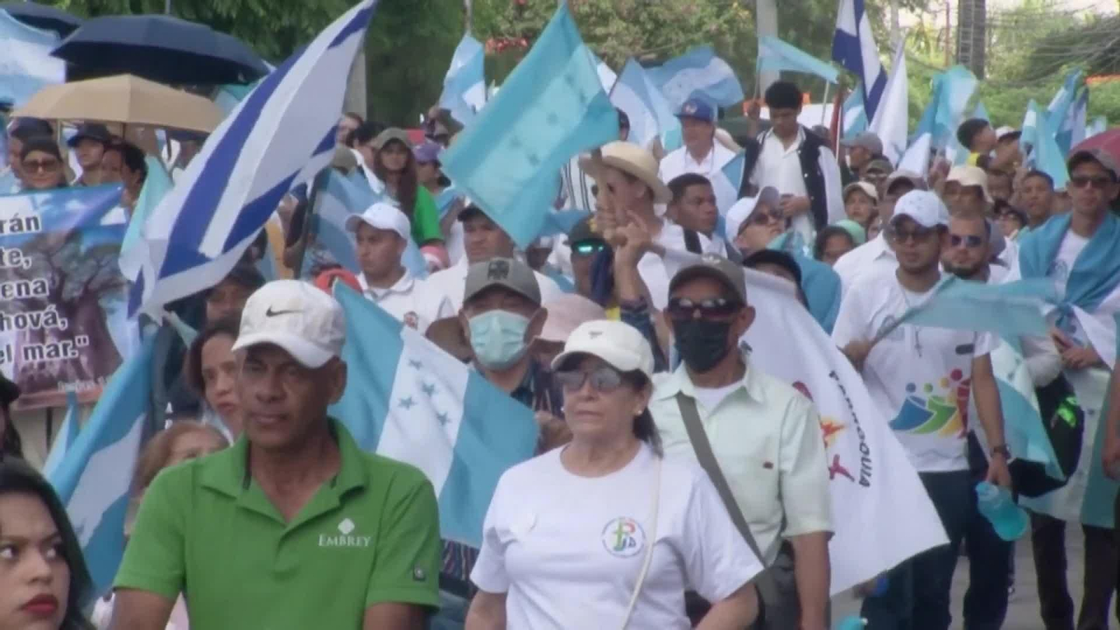 va honduras manifestacion
