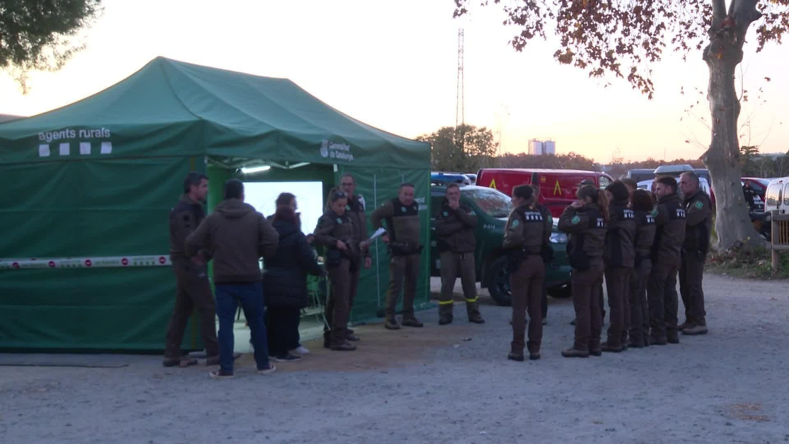 X080-BARCELONA PESTE PORCINA CENTRO MANDO TARDE