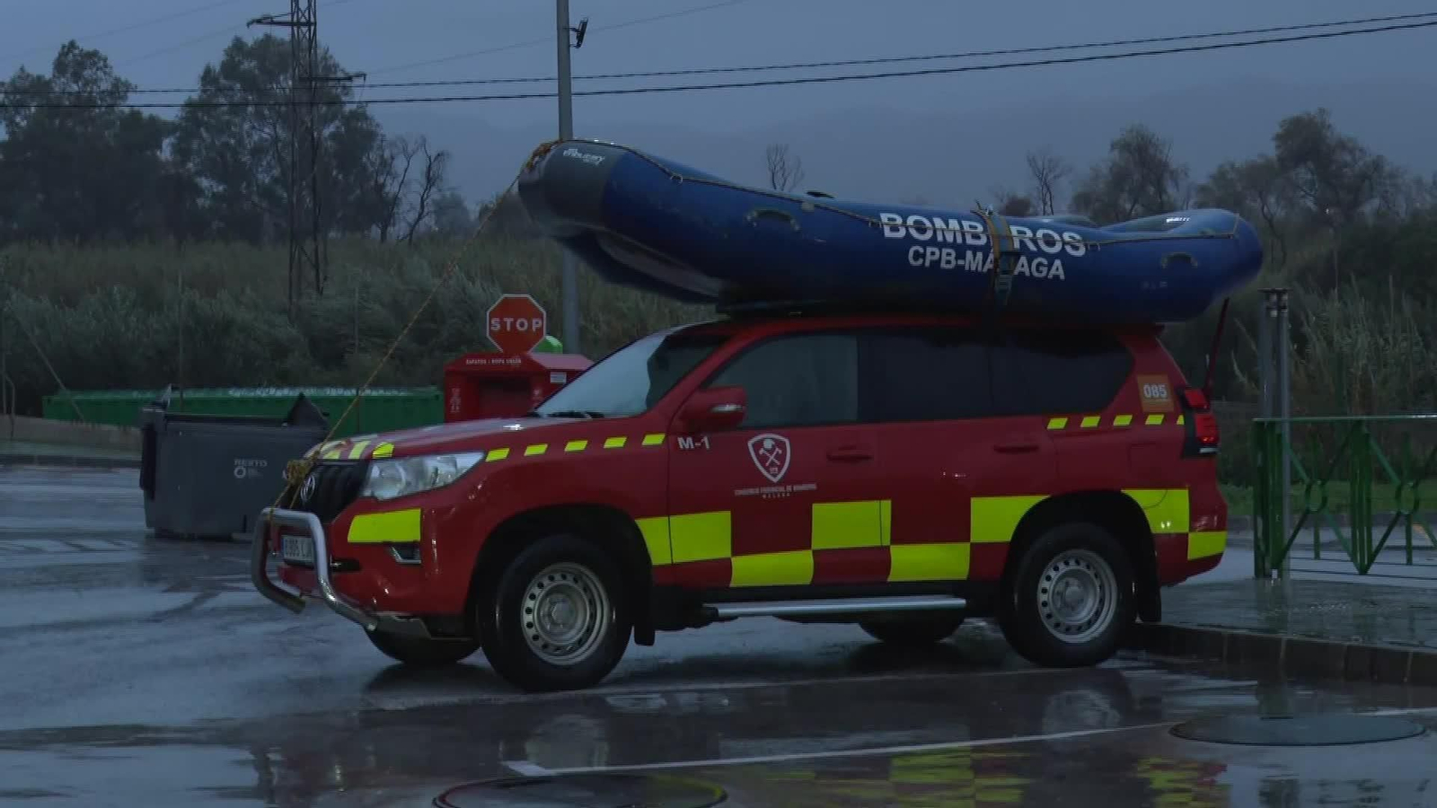 D023-MALAGA CARTAMA AVISO ROJO BORRASCA FRANCIS