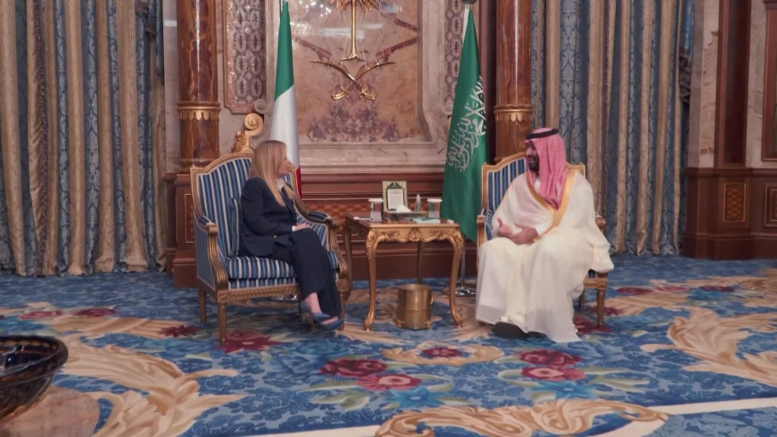 D004-ARABIA SAUDI MELONI VISITA OFICIAL