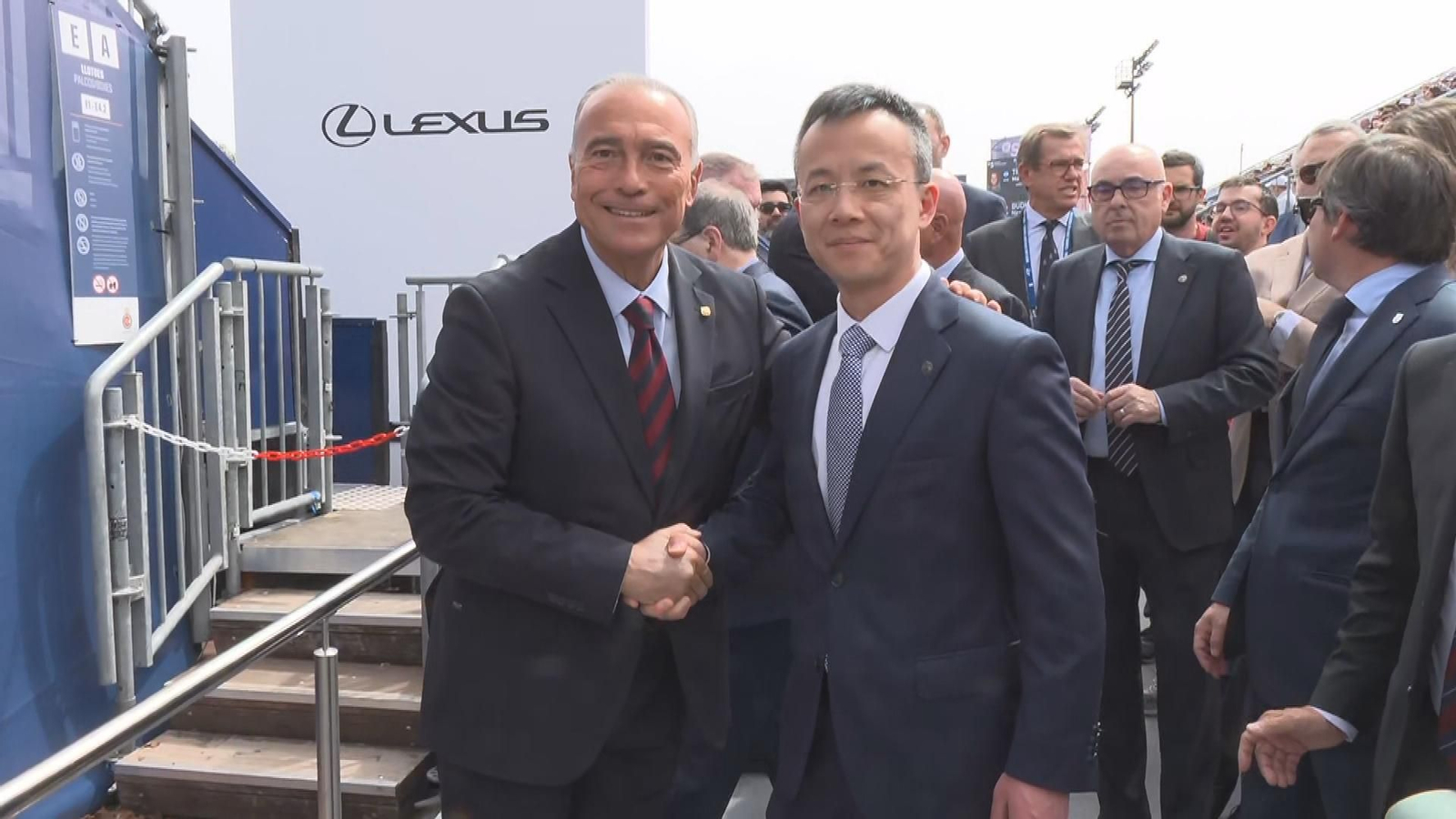 comida directivas barsa vs espanyol