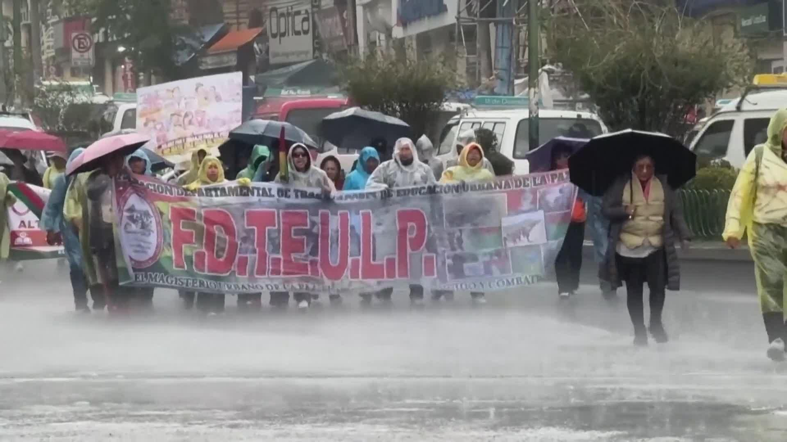va bolivia protestas profesores