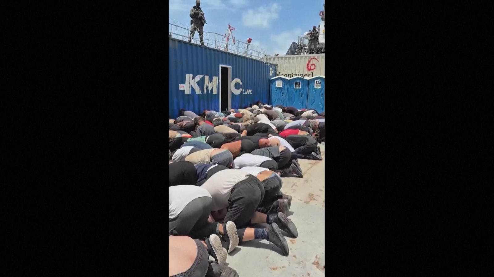 va israel vejaciones del ministro a los de la flotilla frame 458