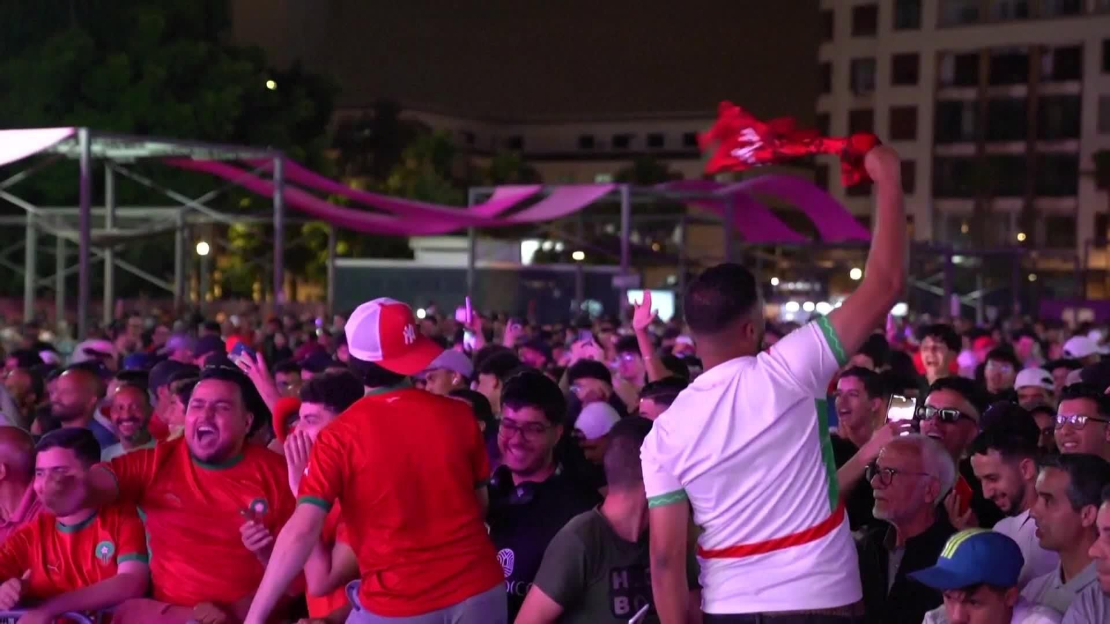 S003-MARRUECOS CELEBRACIONES MUNDIAL CASABLANCA