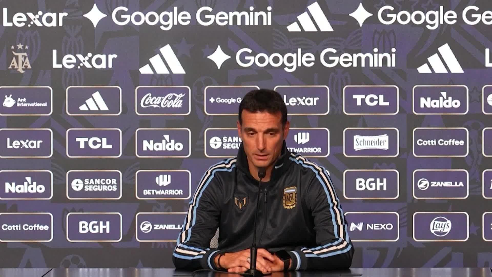 va scaloni sobre despedida messi