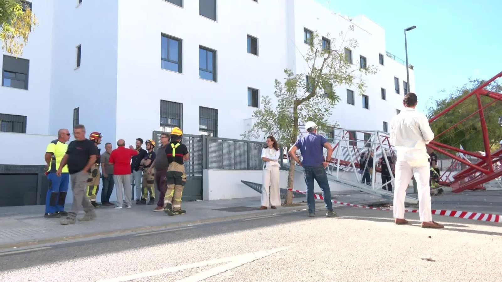 L065-MALAGA ACCIDENTE GRUA