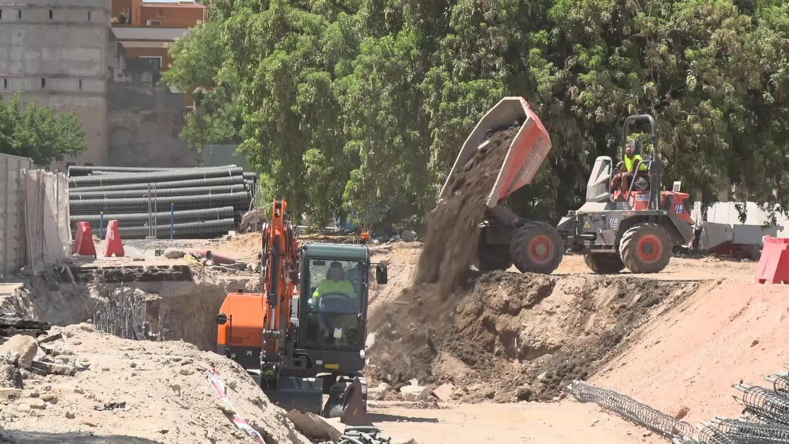 X044-SEVILLA MOLESTIAS OBRAS METRO