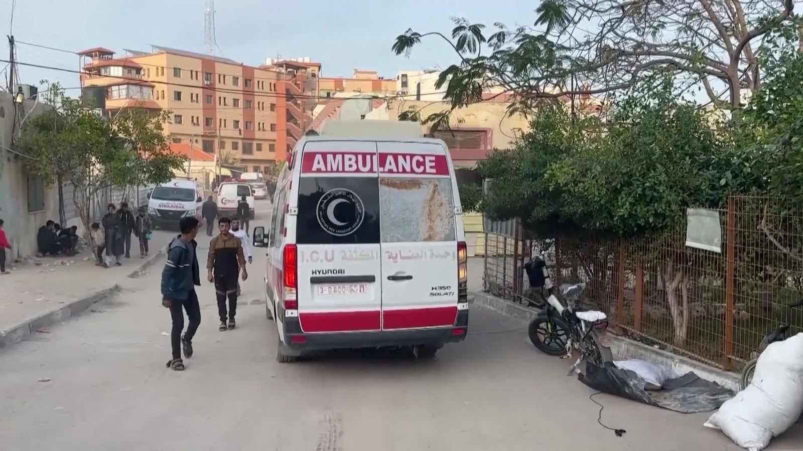 va cuatro niños muertos gaza