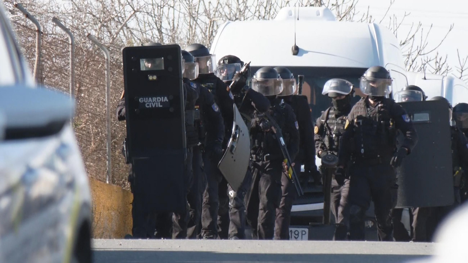 Guardia Civil atrincherado