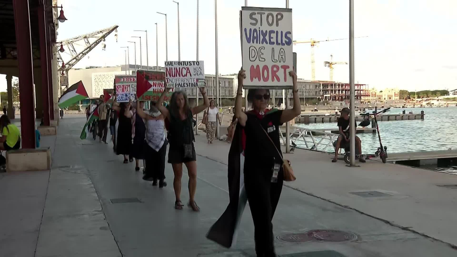 J065-VARIOS MANIFESTACIONES EN FAVOR DE GAZA TARDE