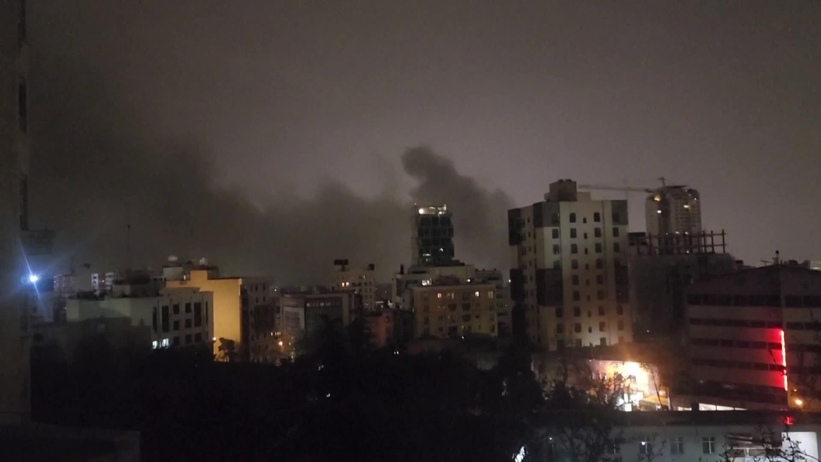 va iran bombardeos sobre teheran