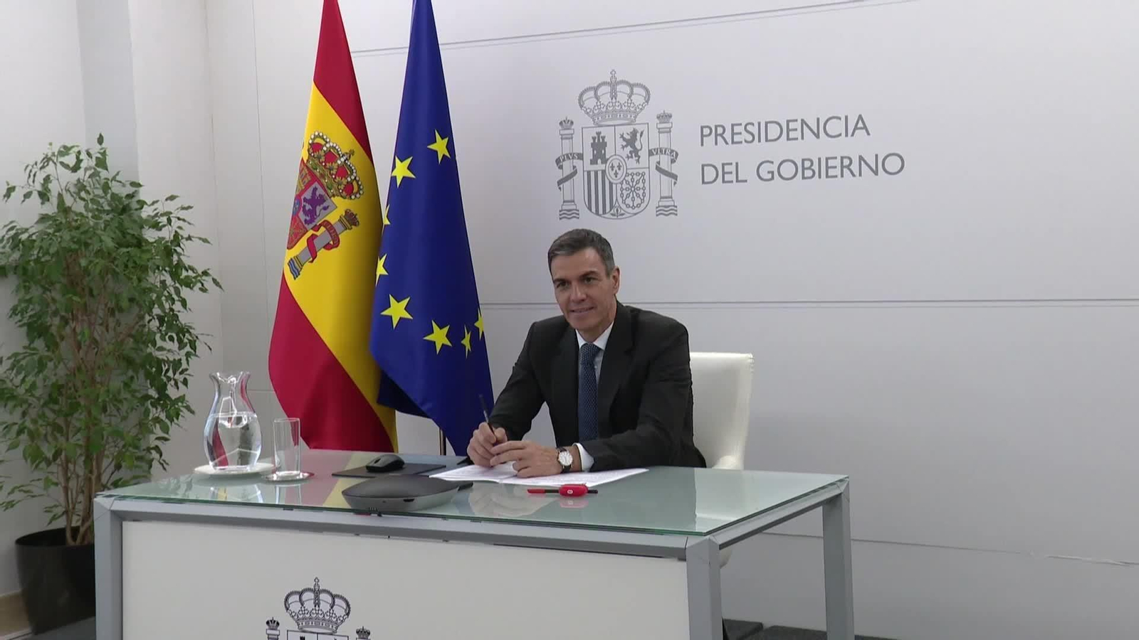 J087-MADRID PEDRO SANCHEZ REUNION LIDERES