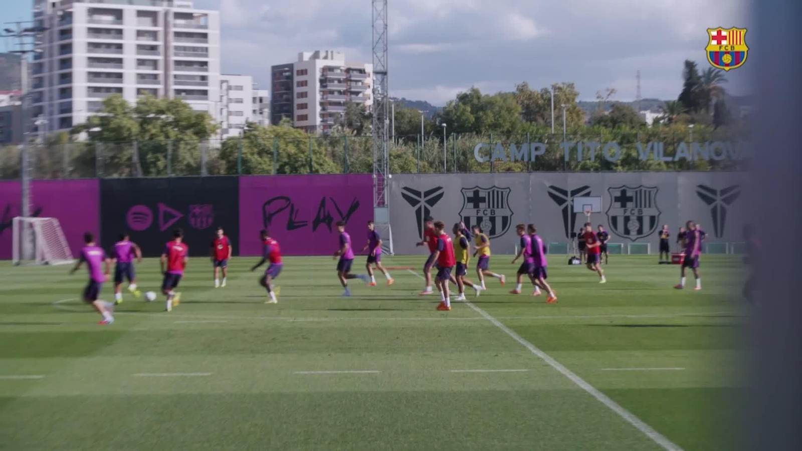 va entreno fc barcelona jueves