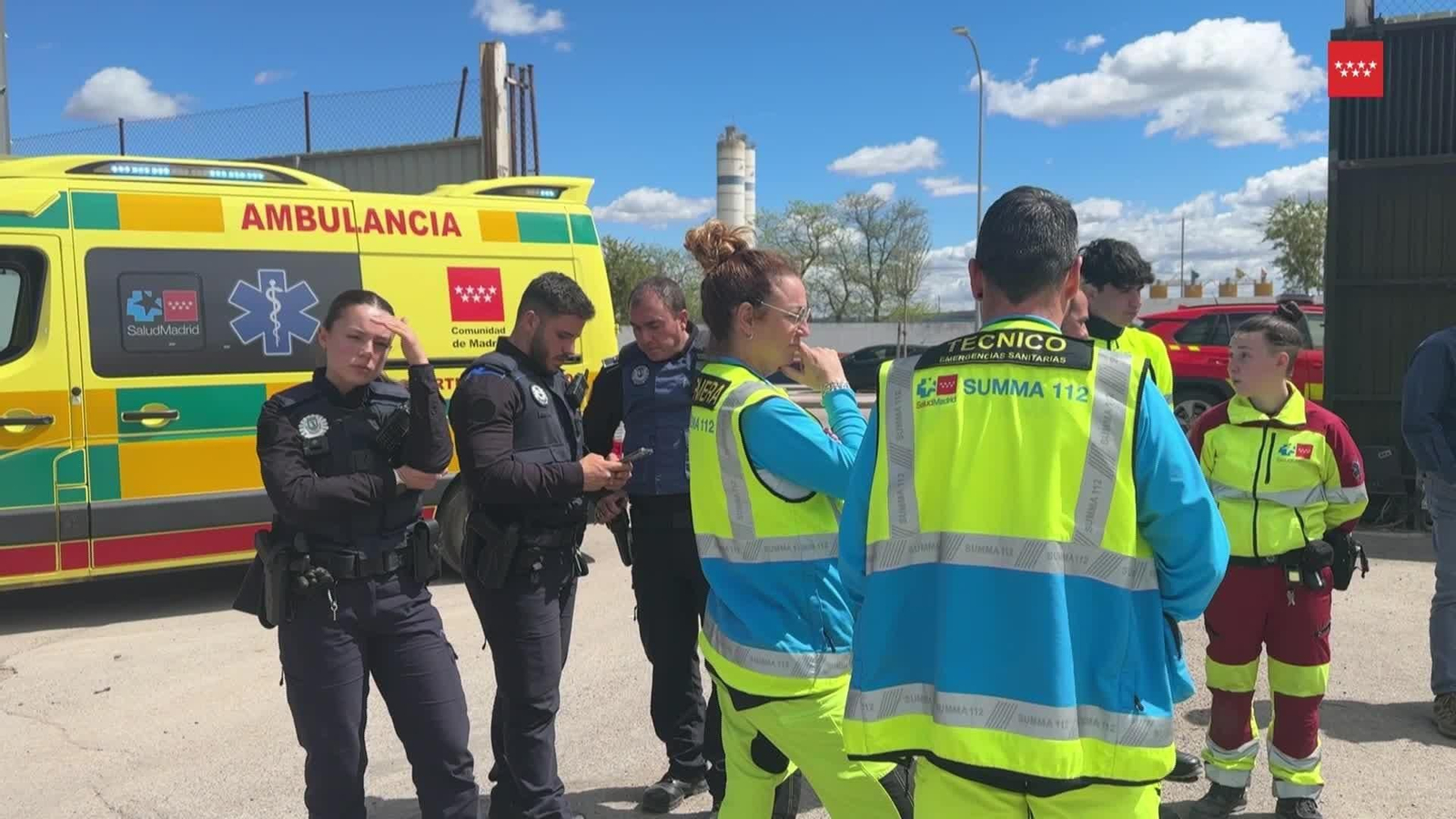 M083-MADRID FALLECIDO ACCIDENTE LABORAL VICALVARO