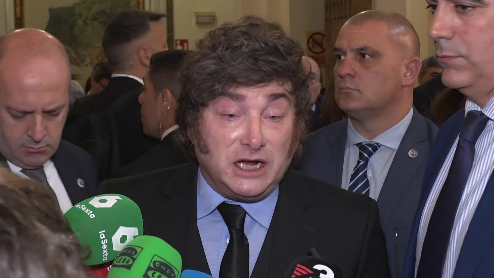 va milei insultos periodistas
