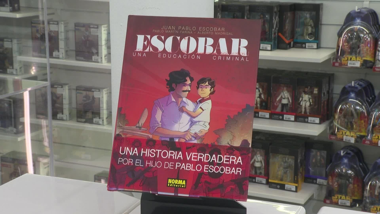 X062-BARCELONA NOVELA GRAFICA HIJO DE PABLO ESCOBAR
