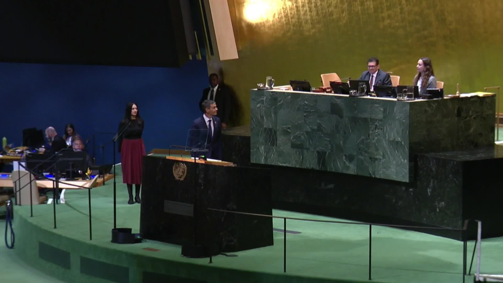 J009-EEUU INTERVENCION PEDRO SANCHEZ ASAMBLEA ONU