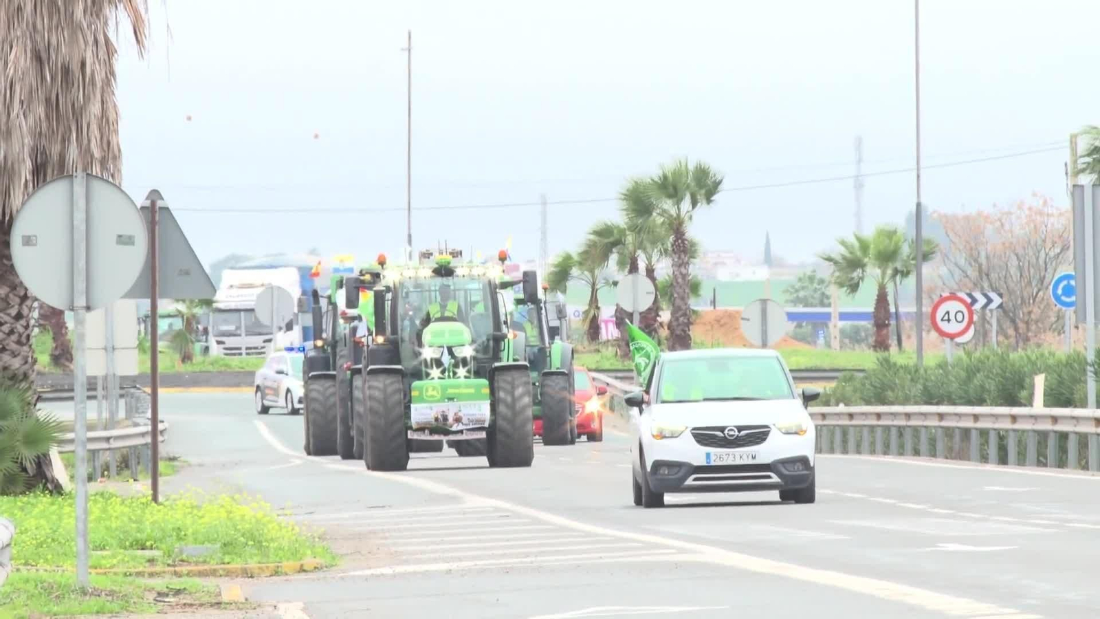 va tractores que llegan a madrid