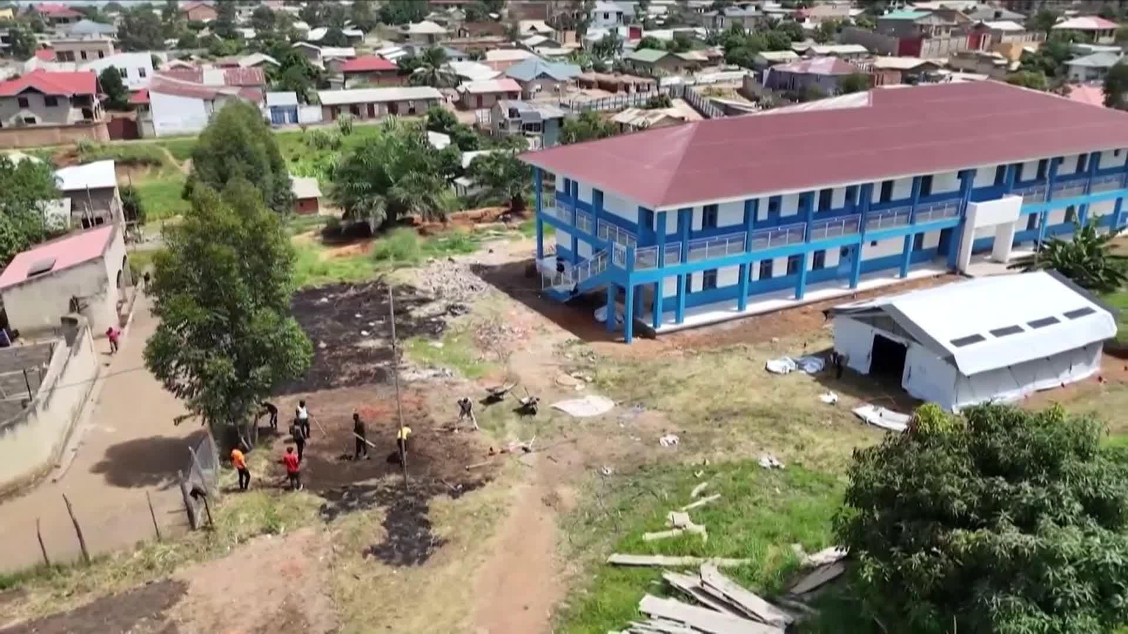 va congo construccion hospital del ebola