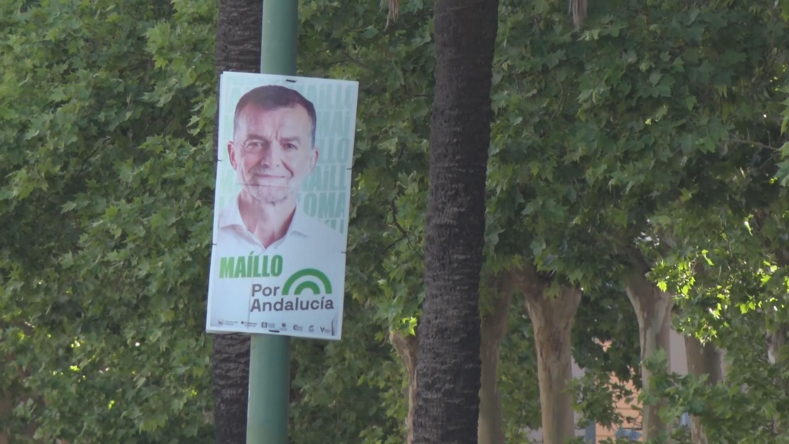 cartel electoral por andalucia