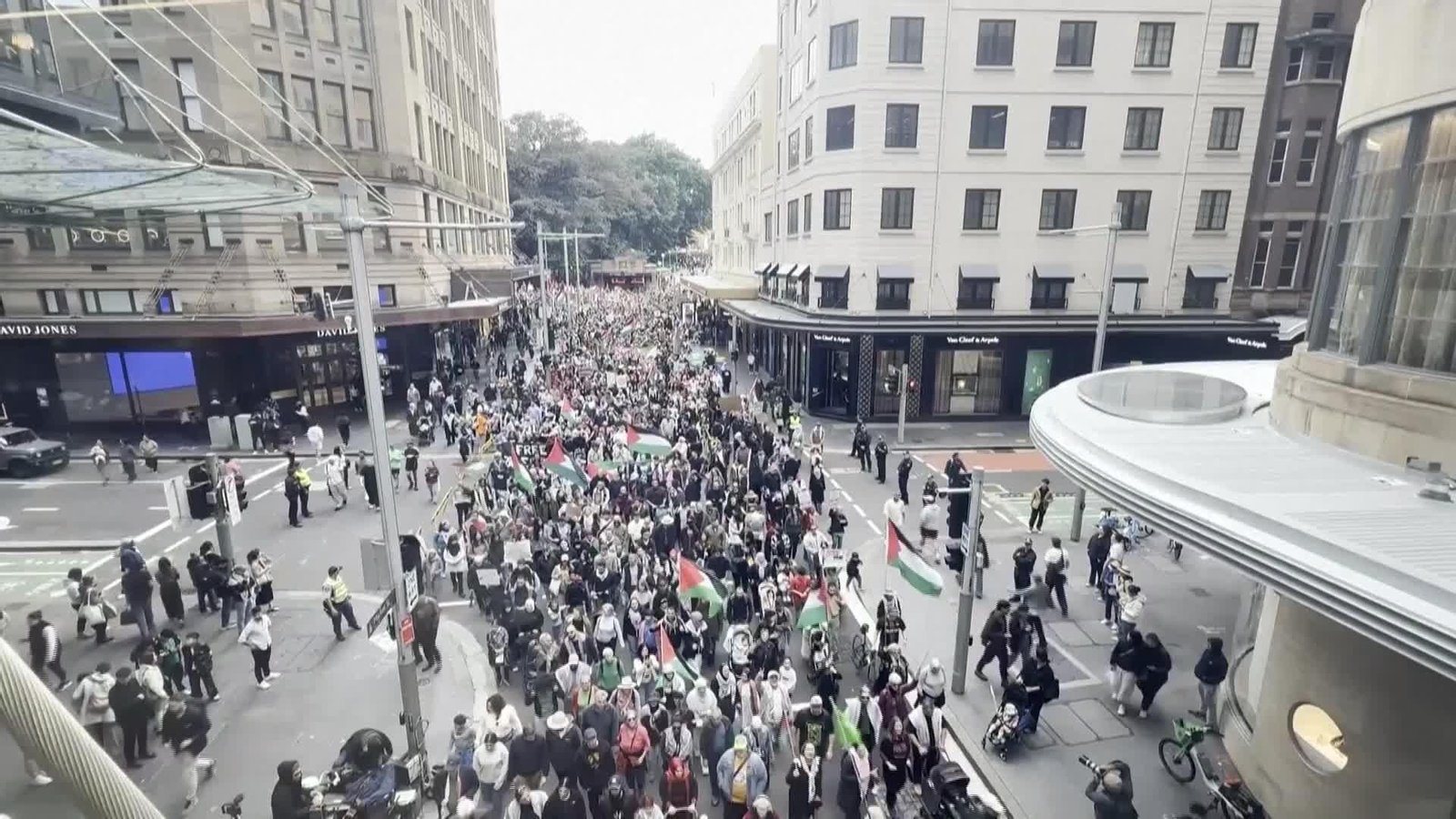 D001-AUSTRALIA PROTESTA CONTRA GENOCIDIO EN GAZA