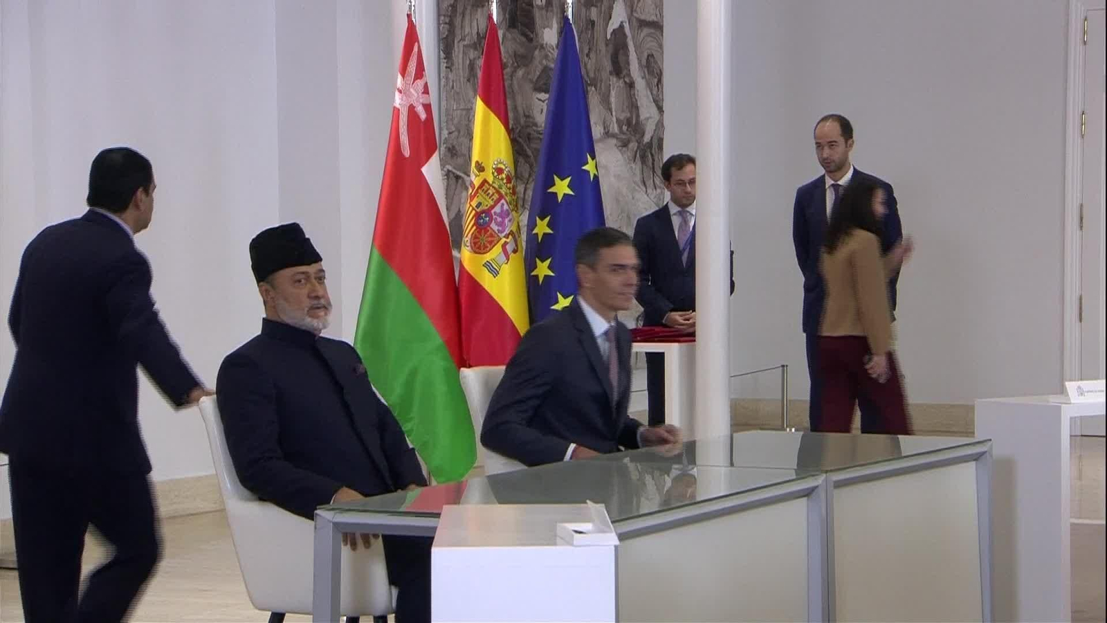 X020-MADRID SANCHEZ ACUERDOS SULTAN OMAN