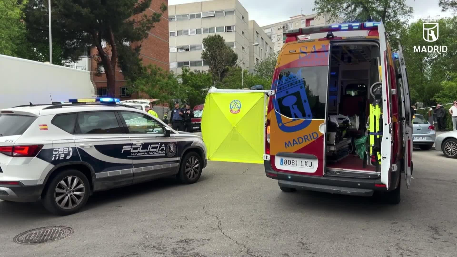 X090-MADRID FALLECE MUJER POR ATROPELLO