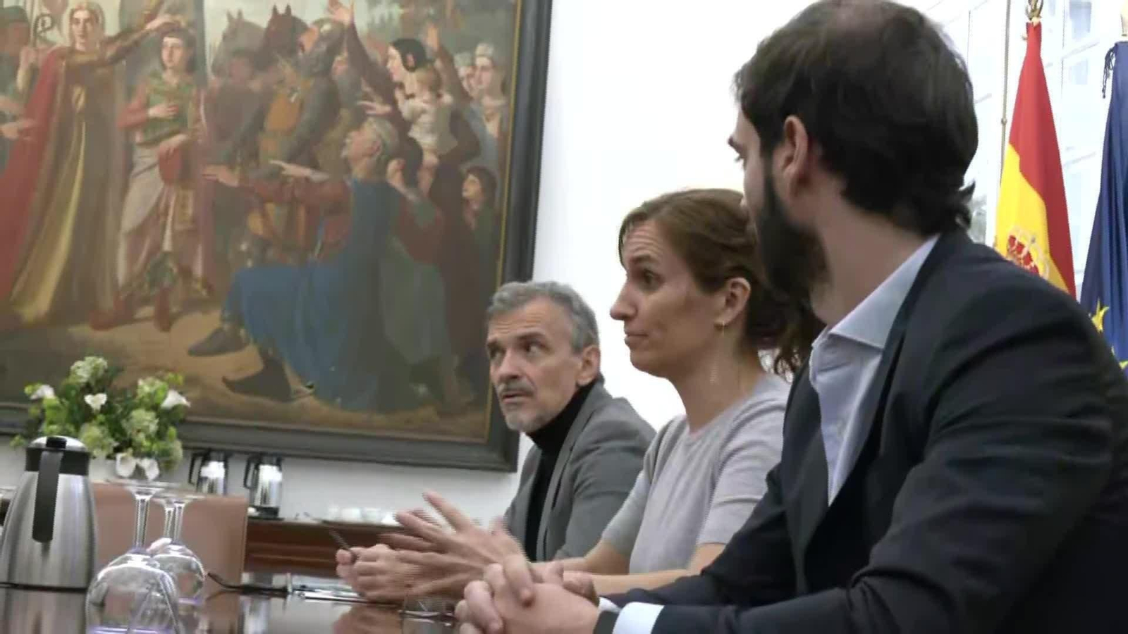 J054-EDI SEVILLA AMAMA SE REUNE CON CONSEJERO Y MINISTRA