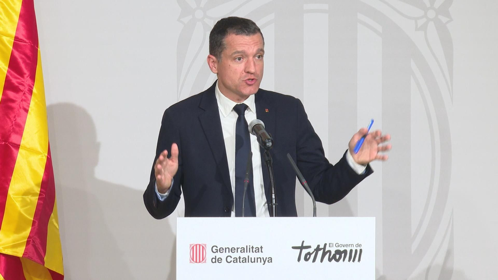 El consejero de Agricultura, Òscar Ordeig