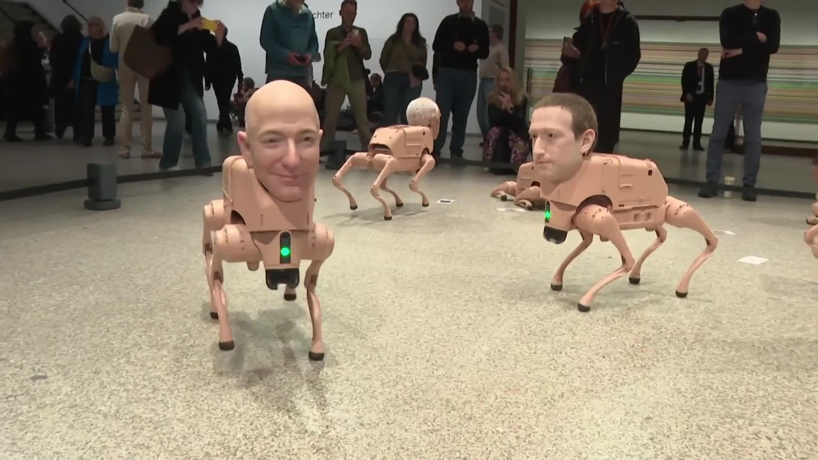 va alemania robots con caras de tecnooligarcas