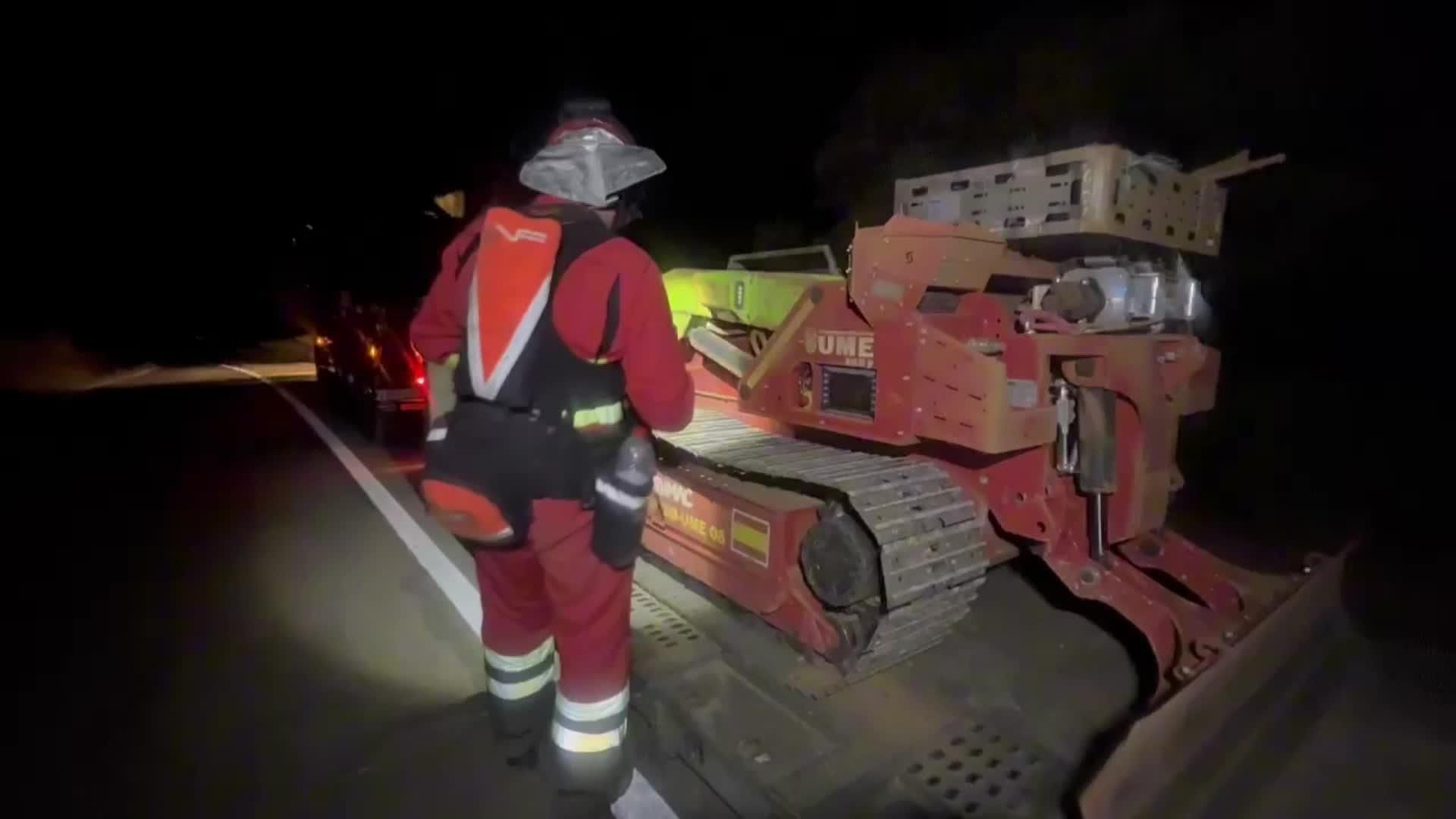 va ultimas imagenes incendio niebla