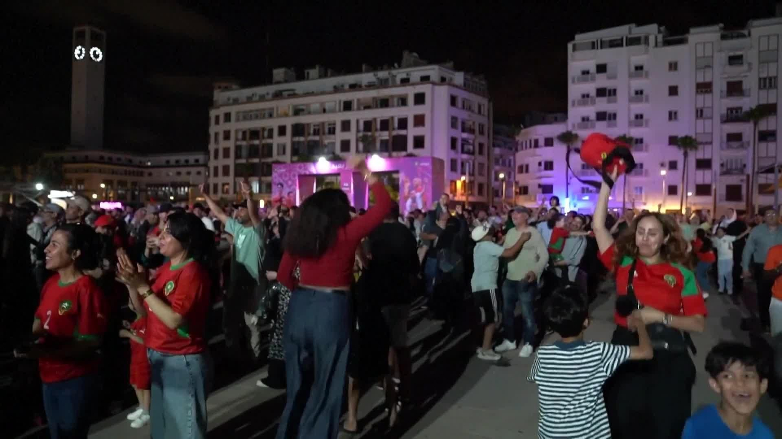 va aficionados marruecos celebran