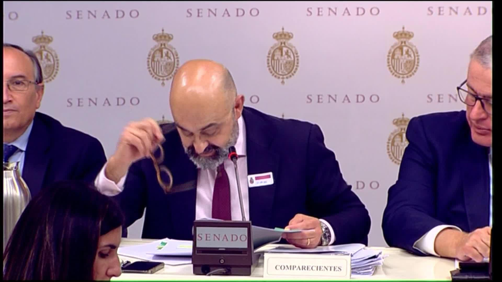 L082-SENADO PRESIDENTE DE ADIF EN COMISION FERROVIARIA