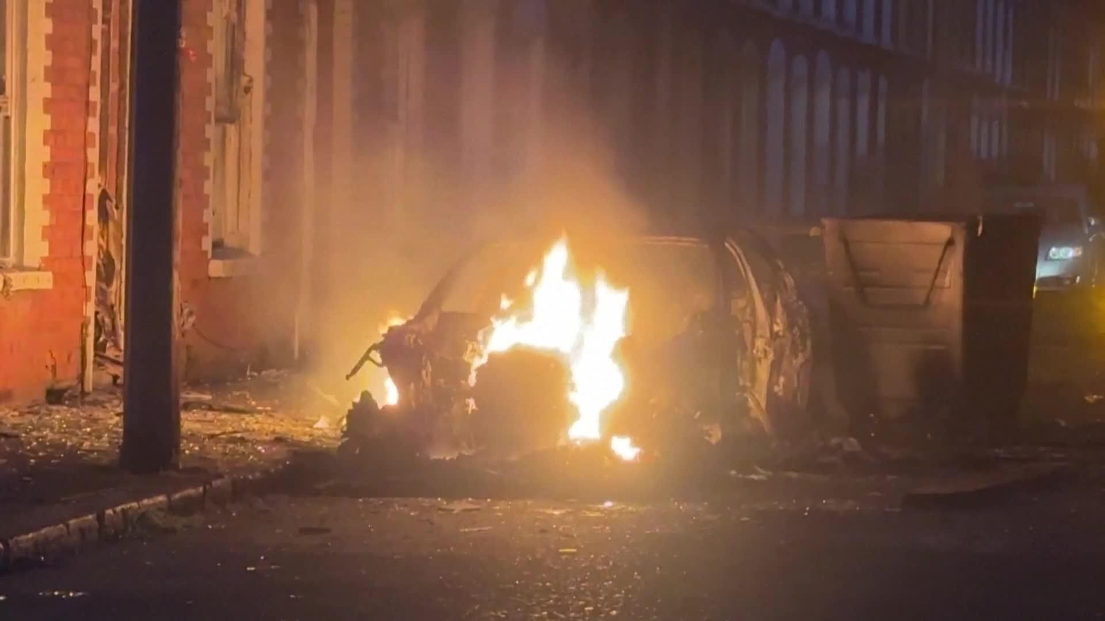 va belfast disturbios