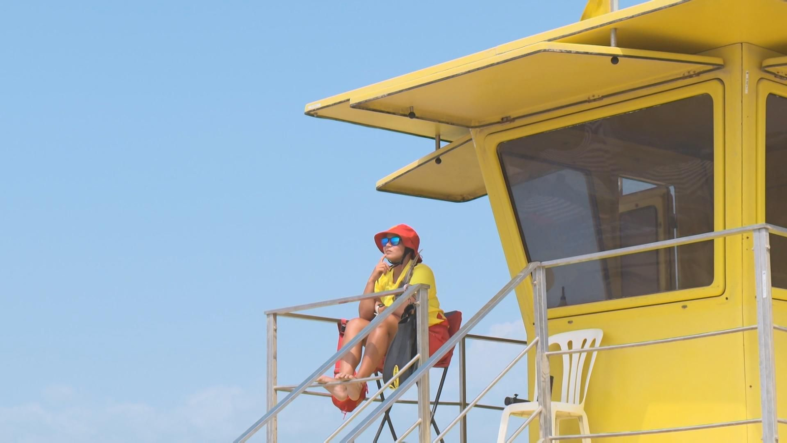 Socorristas en la playa