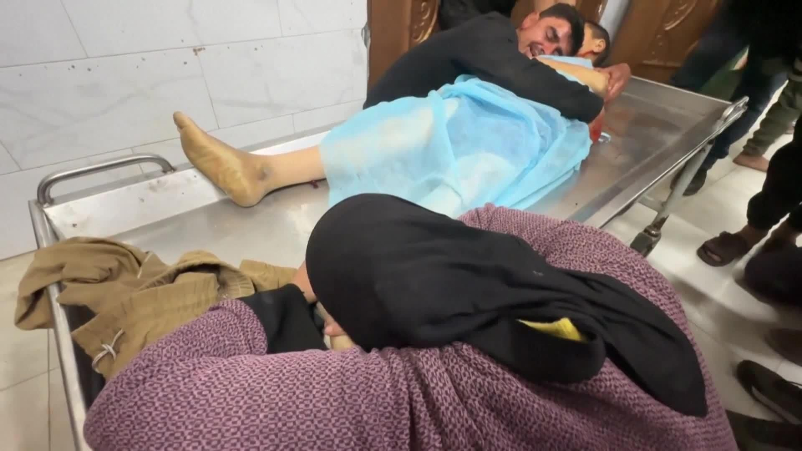 va madre e hijo muertos jan yunis por fuego israeli