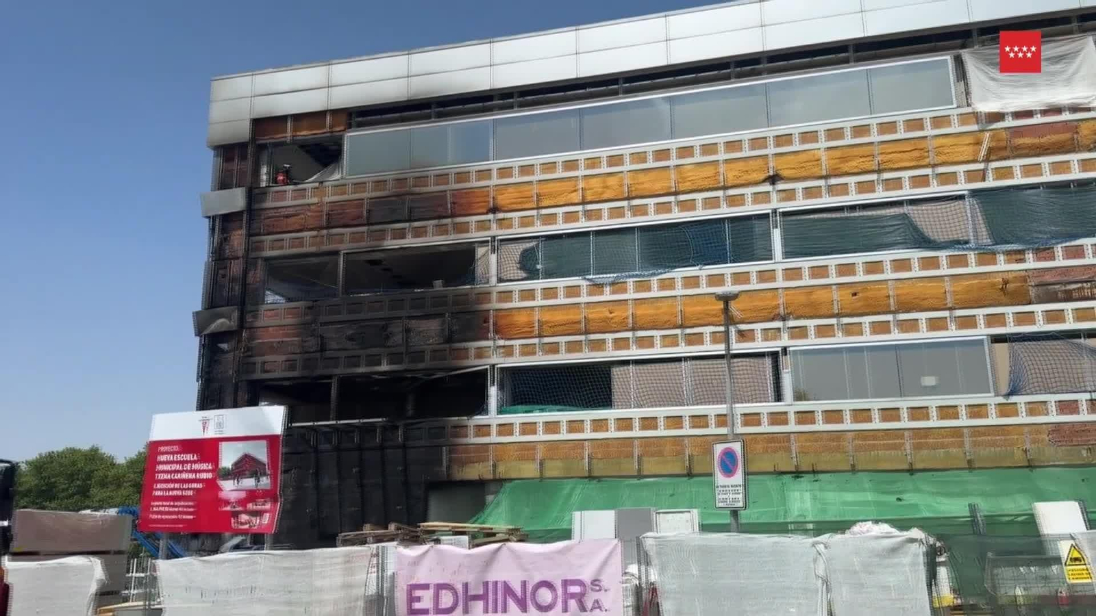 X056-IMAGENES 112 INCENDIO EDIFICIO RIVAS