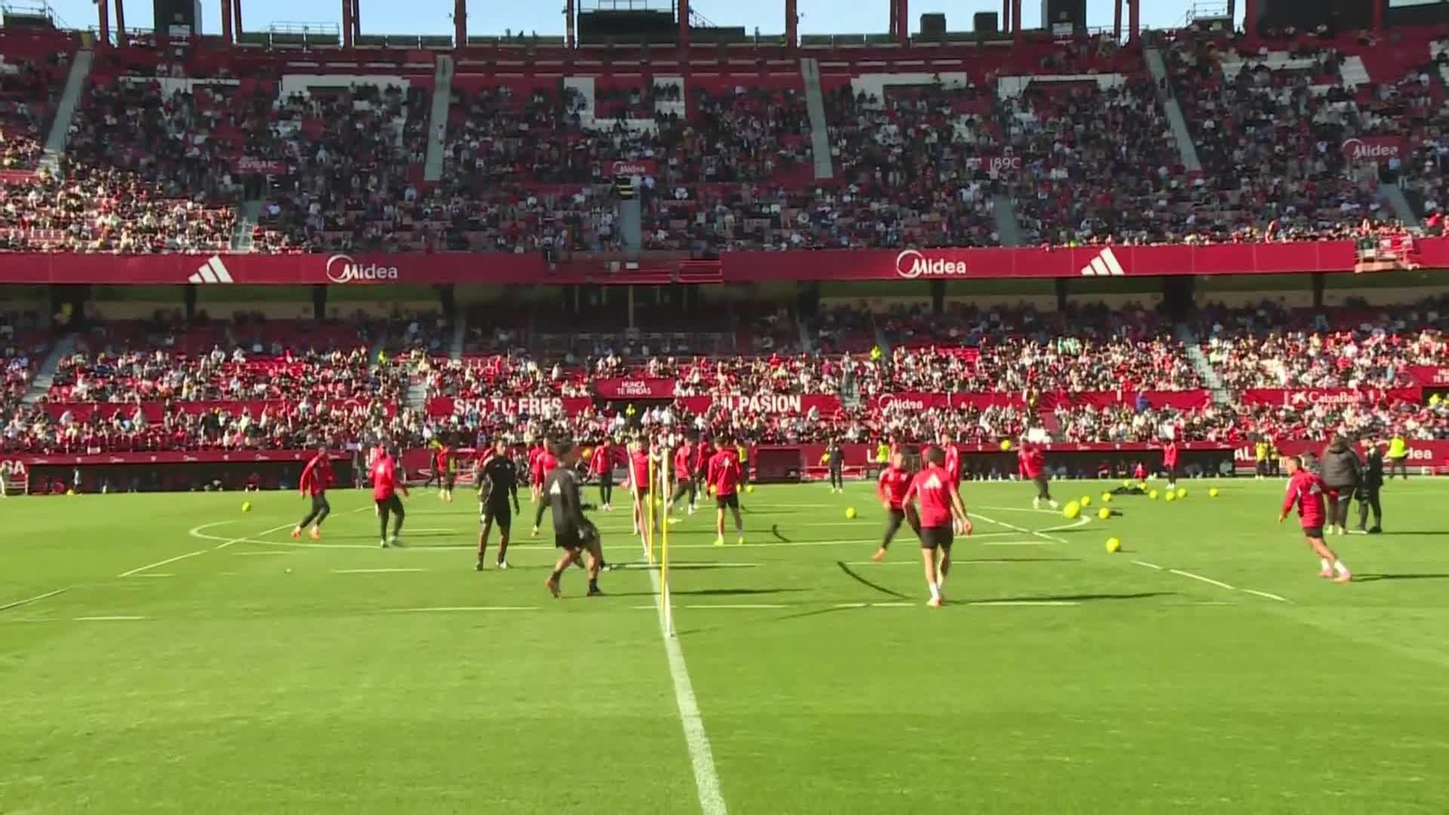 va sevilla entrenamiento