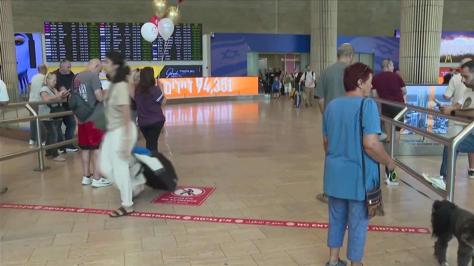 X064-ISRAEL PASAJERO TESTIGO DEL INTENTO DE SECUESTRO AEREO