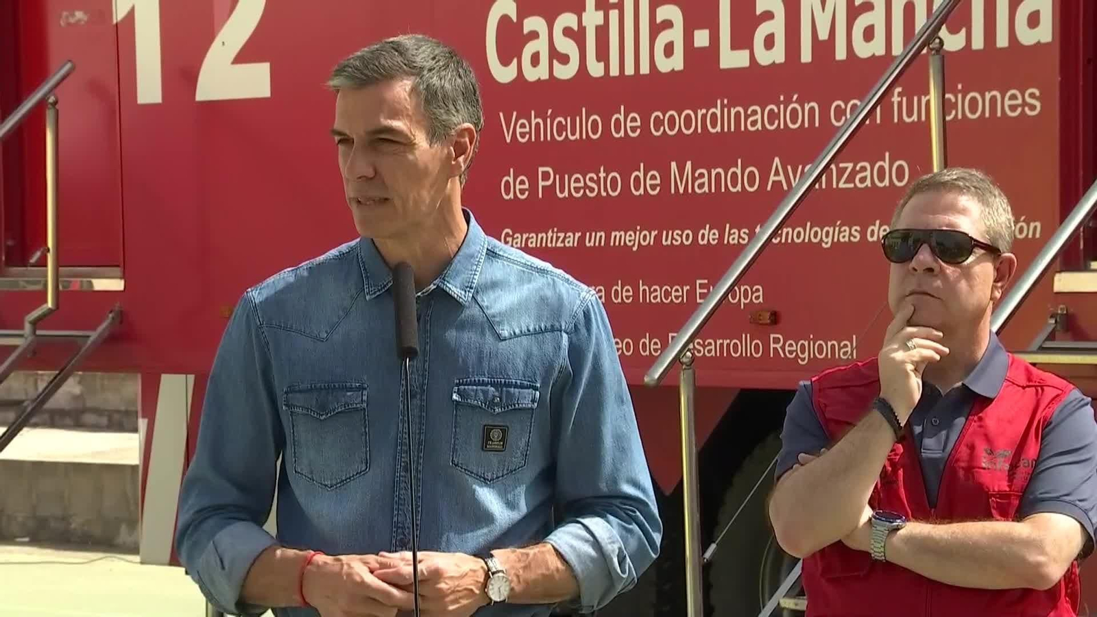 va pedro sanchez y page incendio la mierla