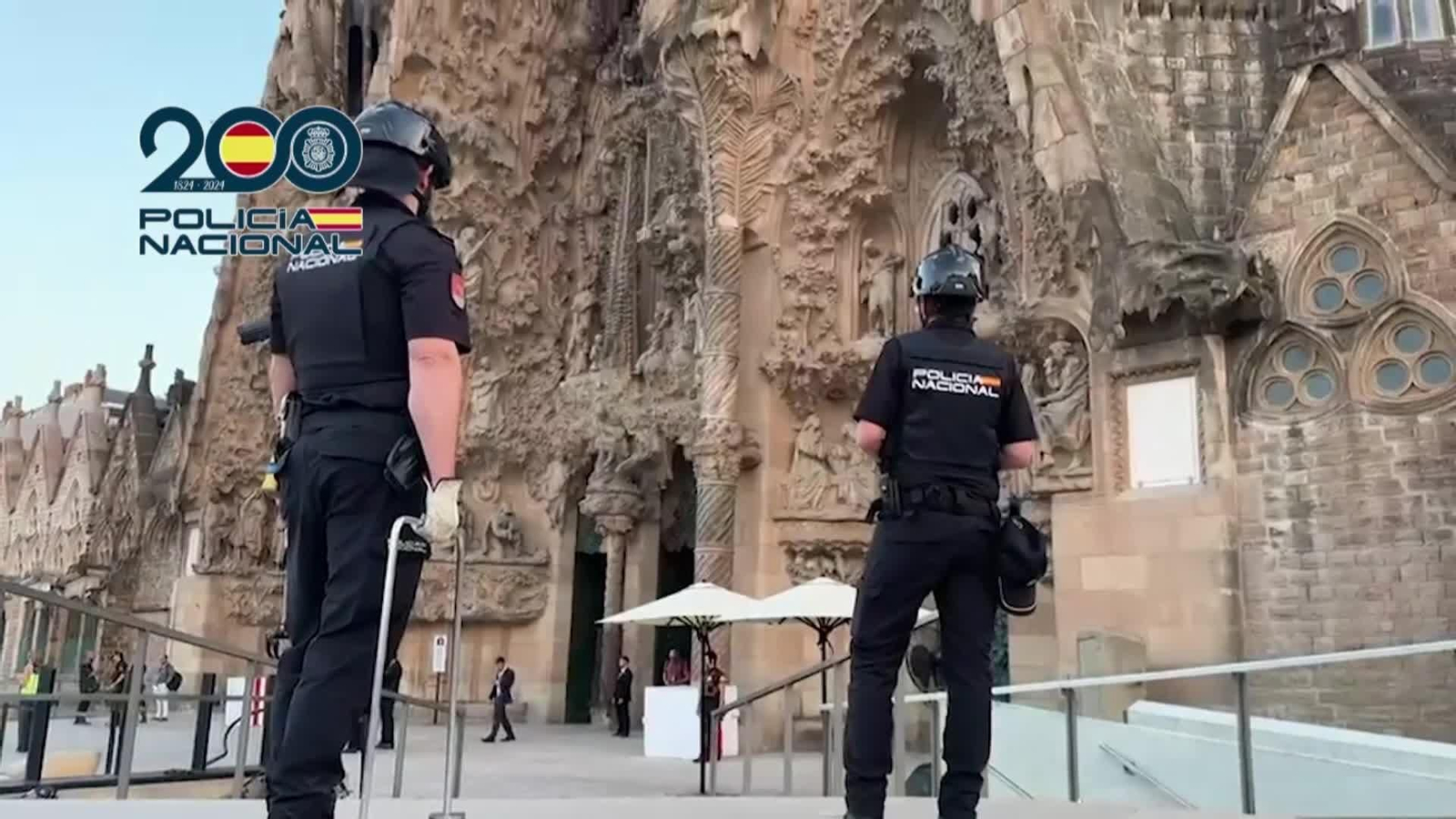 X058-BARCELONA PAPA SEGURIDAD SAGRADA FAMILIA