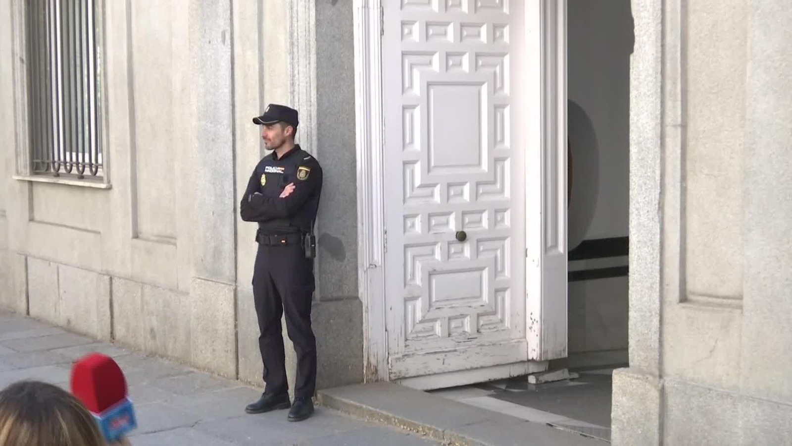 X089-MADRID SALIDA PARDO DE VERA JUICIO MASCARILLAS